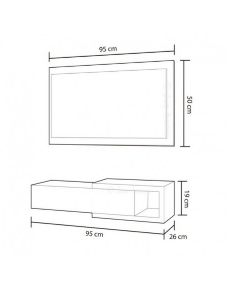 RECIBIDOR NOON + ESPEJO