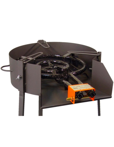 BARBACOA CARBON-LEÑA PAELLERO Ø60