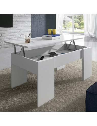 MESA CENTRO ELEVABLE GALA BLANCO