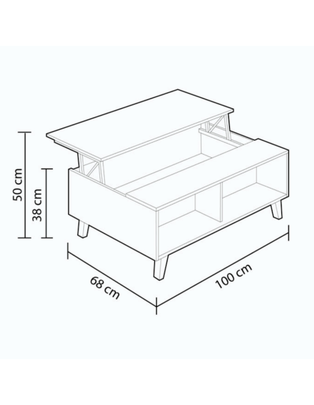 MESA CENTRO ELEVABLE ZAIKEN