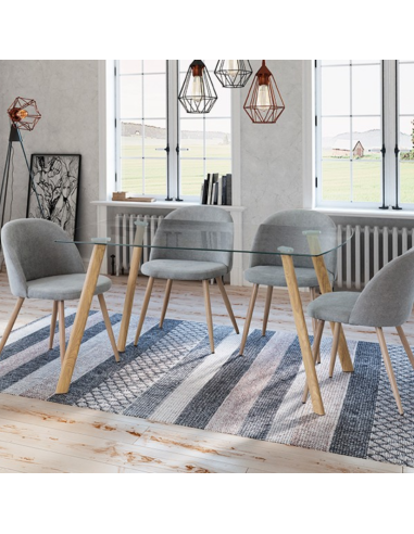 MESA COMEDOR CRYSTAL CRISTAL