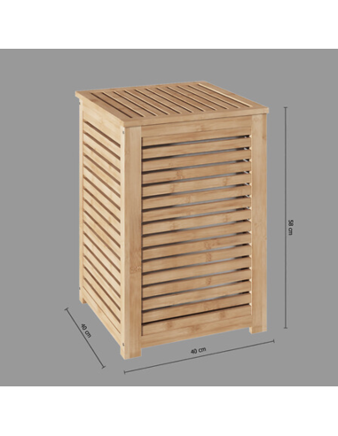 CESTO ROPA SUCIA BAMBÚ