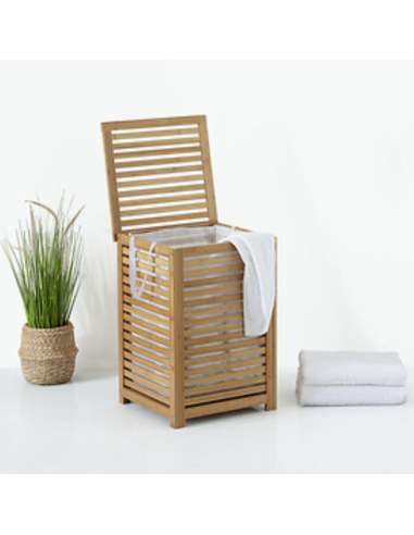 CESTO ROPA SUCIA BAMBÚ