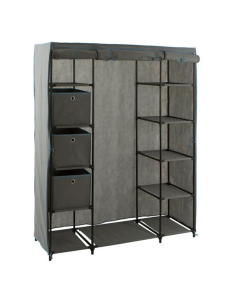 ARMARIO TELA GRIS 170x135x45