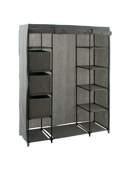 ARMARIO TELA GRIS 170x135x45