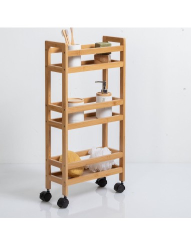 CARRITO BAÑO MADERA