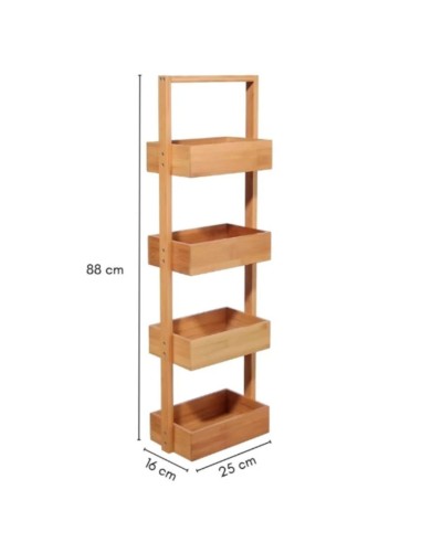 ESTANTERÍA BAÑO BAMBÚ ZEN