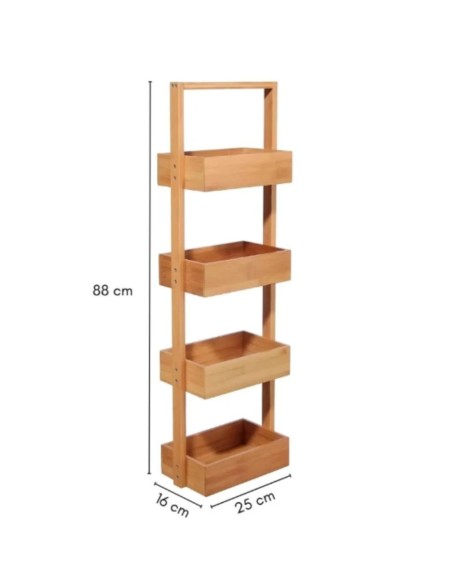 ESTANTERÍA BAÑO BAMBÚ ZEN