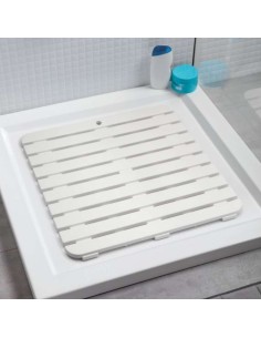 TARIMA DUCHA CUADRADA BLANCO 2