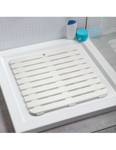 TARIMA DUCHA CUADRADA BLANCO