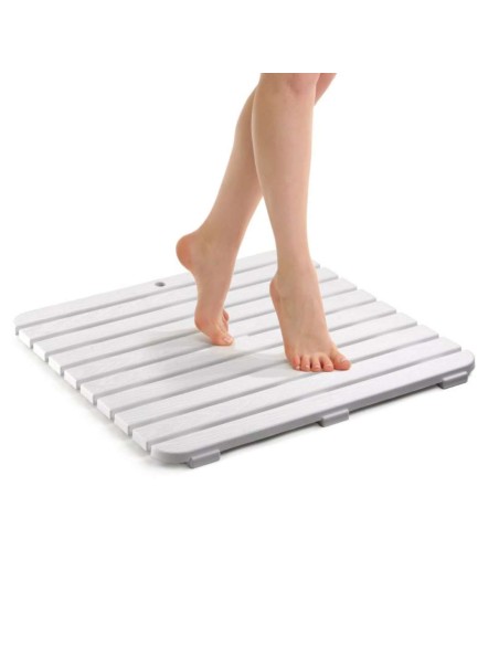 TARIMA DUCHA CUADRADA BLANCO