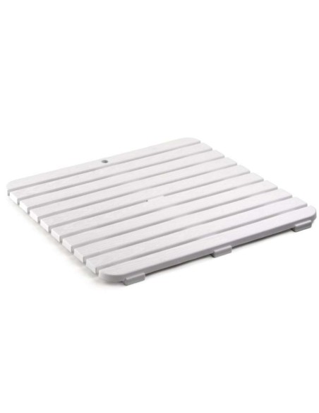 TARIMA DUCHA CUADRADA BLANCO