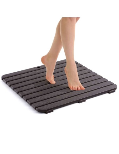 TARIMA DUCHA CUADRADA MARRÓN