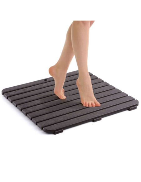 TARIMA DUCHA CUADRADA MARRÓN