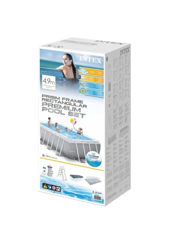 PISCINA RECTANGULAR 488x244 cm.INTEX