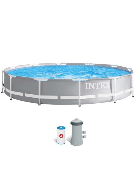 PISCINA REDONDA Ø366x76 cm.PRISM FRAME