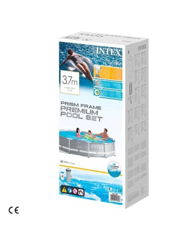 PISCINA REDONDA Ø366x76 cm.PRISM FRAME