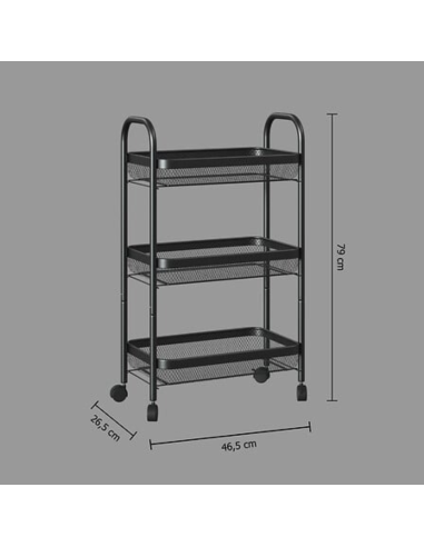 VERDULERO METAL NEGRO