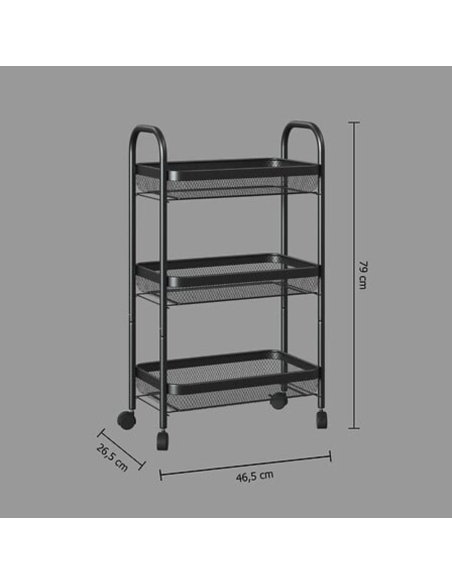 VERDULERO METAL NEGRO