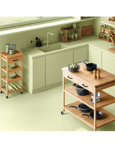 VERDULERO MADERA BAMBÚ