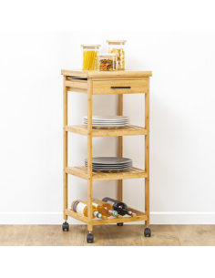 VERDULERO MADERA BAMBÚ 2