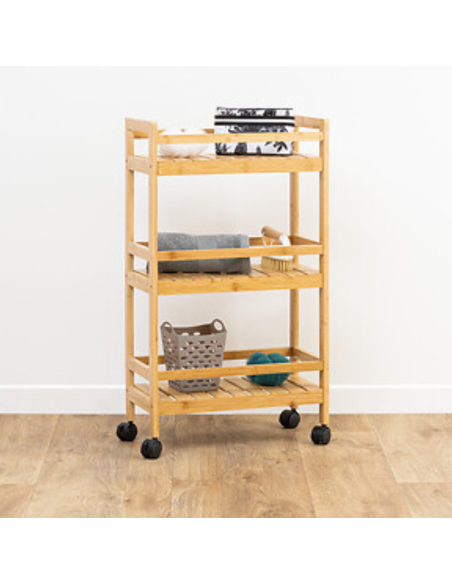 VERDULERO MADERA BAMBÚ ESPACIO REDUCIDO