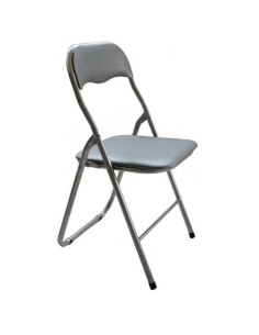 SILLA PLEGABLE GRIS