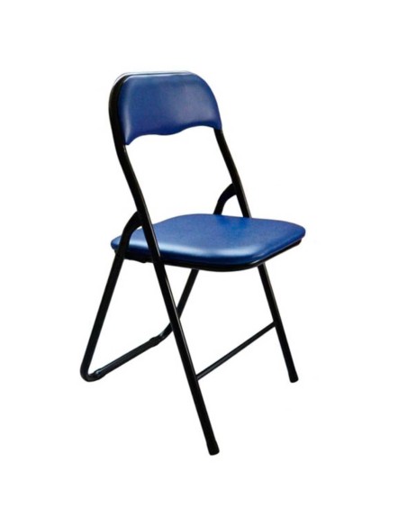 SILLA PLEGABLE AZUL