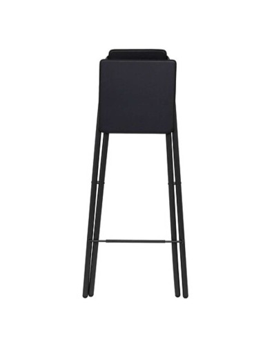 TABURETE ALTO PLEGABLE NEGRO