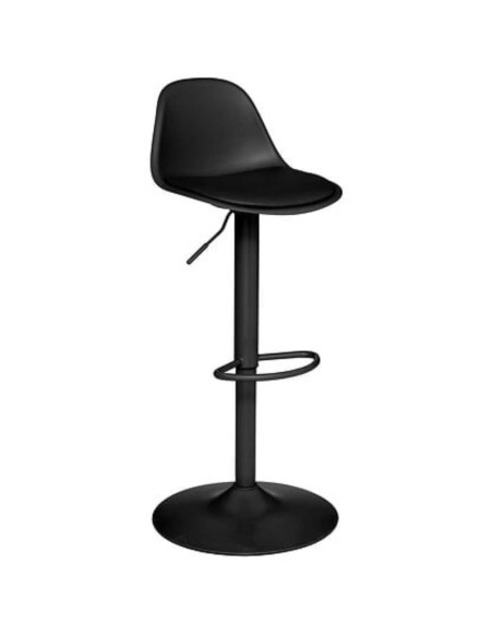 TABURETE ALTO REGULABLE NEGRO