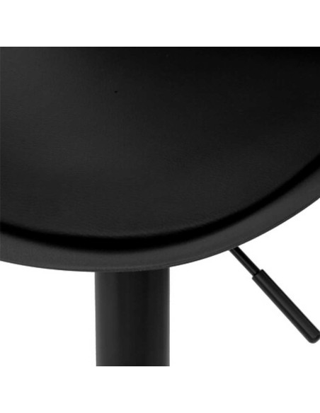 TABURETE ALTO REGULABLE NEGRO