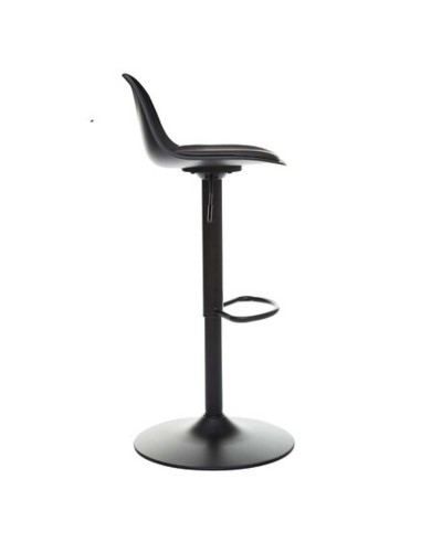 TABURETE ALTO REGULABLE NEGRO