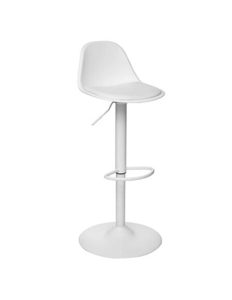 TABURETE ALTO REGULABLE BLANCO