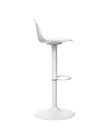 TABURETE ALTO REGULABLE BLANCO