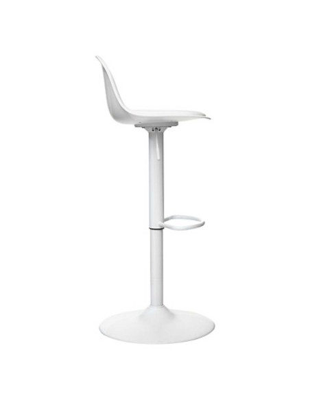 TABURETE ALTO REGULABLE BLANCO