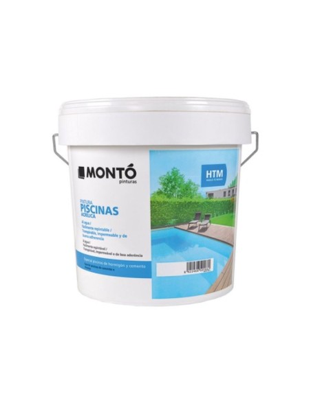PINTURA PISCINA AL AGUA 4 L.