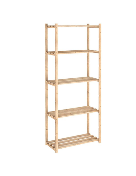 ESTANTERÍA ALISTONADA PINO MACIZO 171x65x30