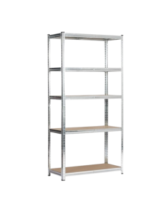 ESTANTERÍA METAL/MDF INGENIO 5 ESTANTES 180x90x40