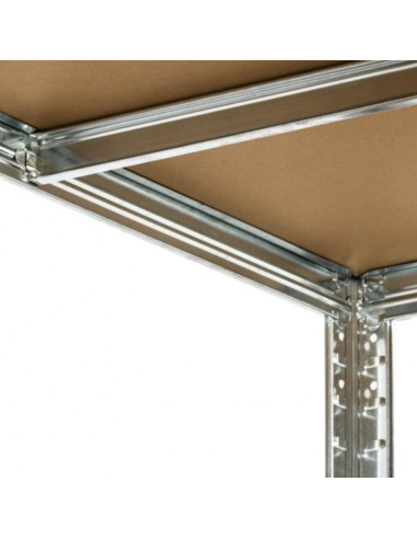 ESTANTERÍA METAL/MDF INGENIO 5 ESTANTES 180x90x40