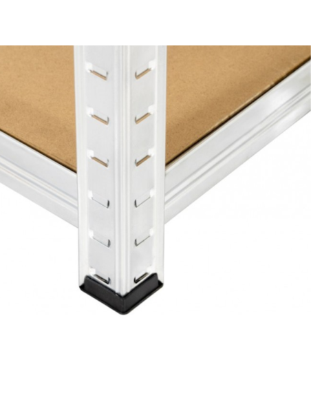 ESTANTERÍA METAL/MDF INGENIO 5 ESTANTES 180x90x40