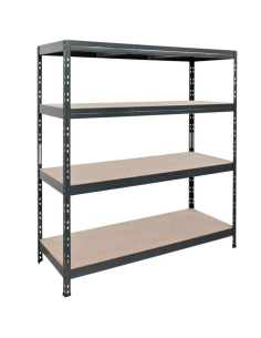 ESTANTERÍA METAL/MDF SUPERLINE 4 ESTANTES 180x120x45