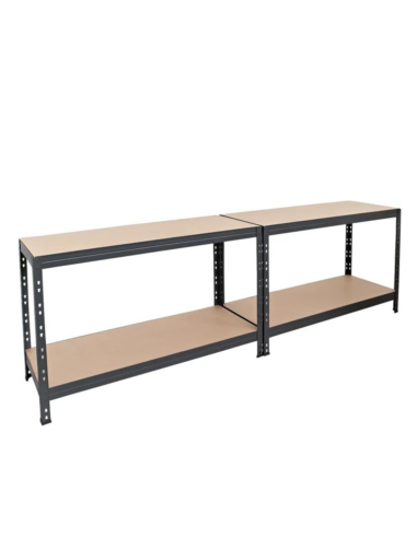 ESTANTERÍA METAL/MDF SUPERLINE 4 ESTANTES...