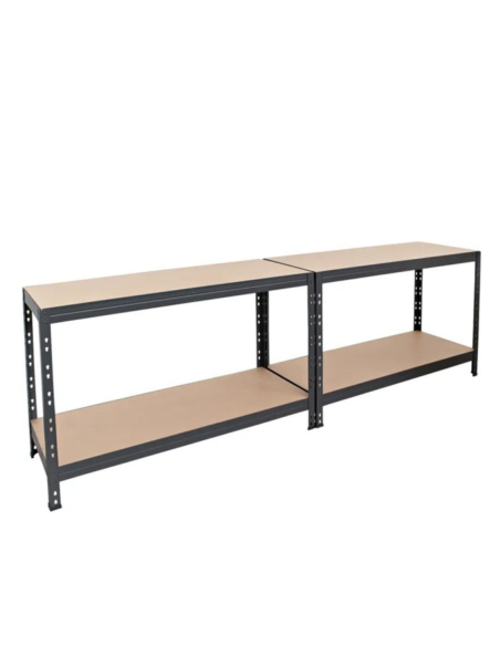 ESTANTERÍA METAL/MDF SUPERLINE 4 ESTANTES 180x120x45