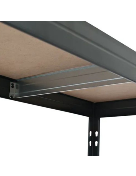 ESTANTERÍA METAL/MDF SUPERLINE 4 ESTANTES 180x120x45