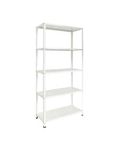 ESTANTERÍA METAL 5 BALDAS BLANCO 180x90x30