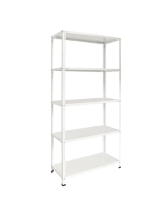 ESTANTERÍA METAL 5 BALDAS BLANCO 180x90x40
