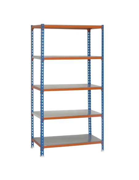 ESTANTERÍA METAL/MDF 5 BALDAS 197x100x50