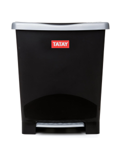 CUBO BASURA PEDAL MILlENIUM NEGRO 25 L. 2