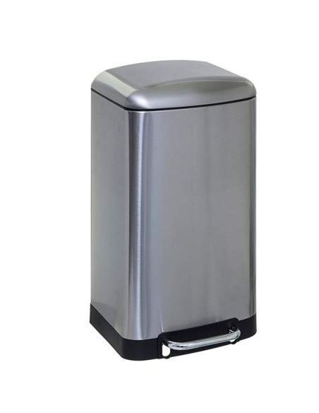 CUBO PEDAL METAL INOX 30 L.