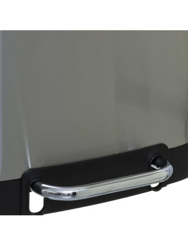 CUBO PEDAL METAL INOX 30 L.